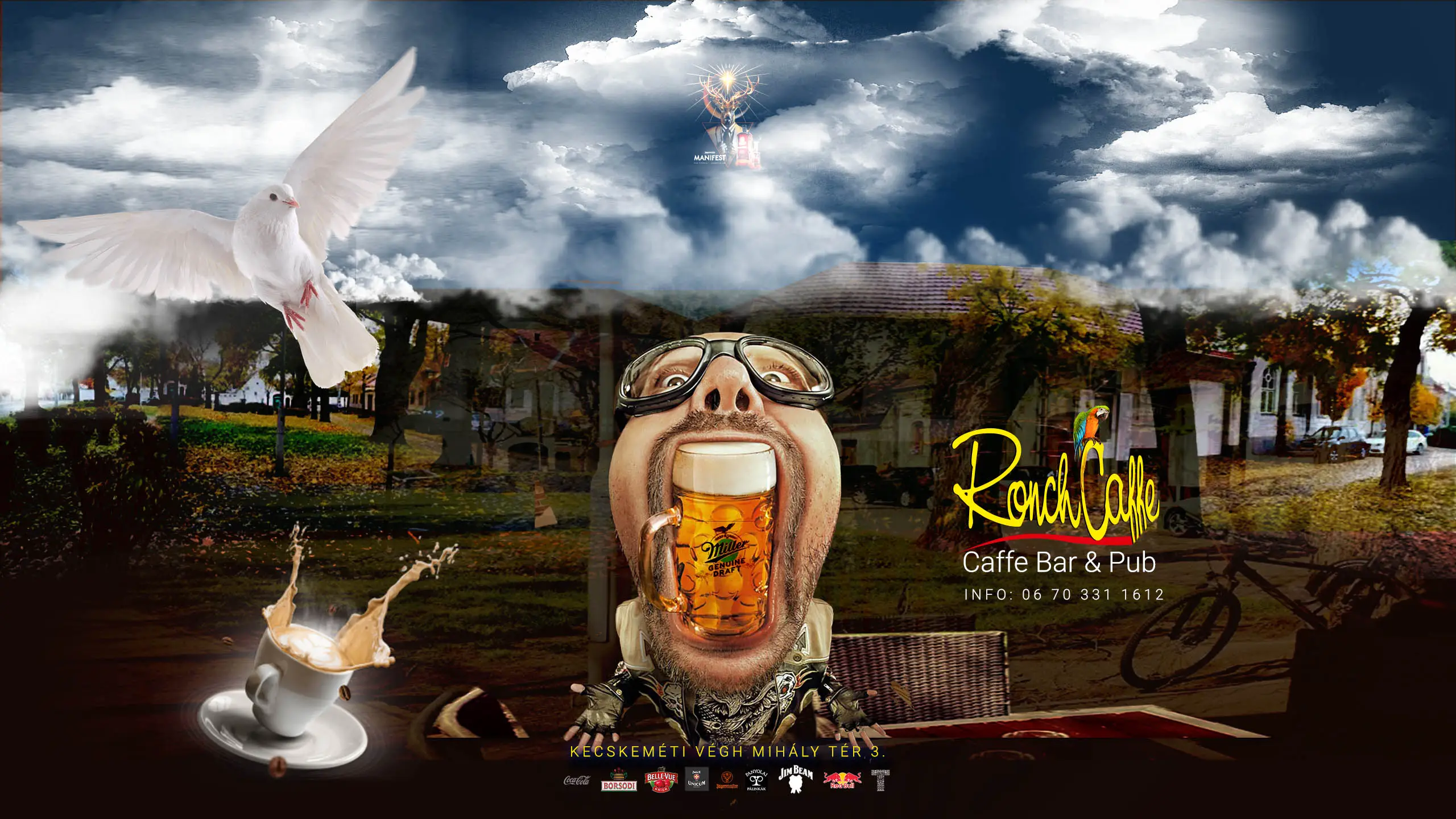 Ronch Caffé branding - WebDude